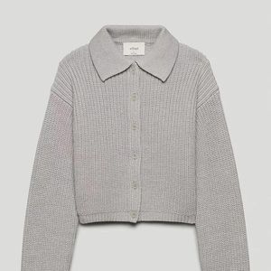 Aritzia button up cropped cardigan